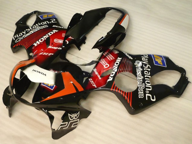 1999-2000 Honda CBR600 F4 Motorcycle Fairings - Glossy Black Red White PlayStation 2 Canada Websites
