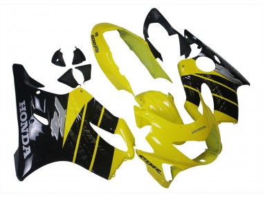 1999-2000 Honda CBR600 F4 Motorcycle Fairings - Yellow Glossy Black Canada Websites
