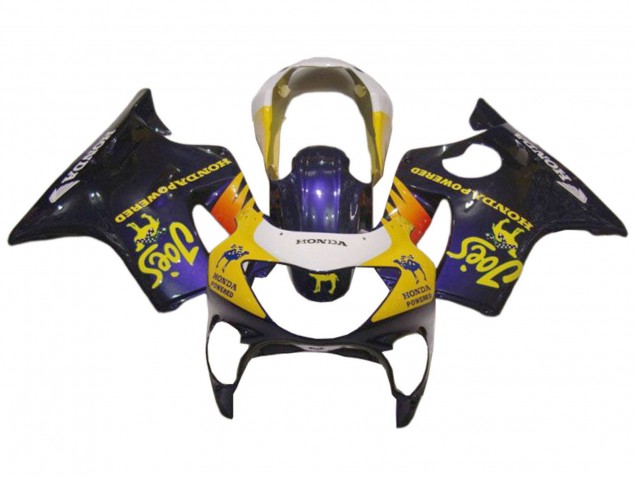 1999-2000 Honda CBR600 F4 Motorcycle Fairings - White Yellow Glossy Black Joes Canada Websites