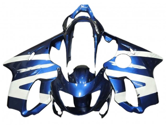 1999-2000 Honda CBR600 F4 Motorcycle Fairings - White Blue Canada Websites