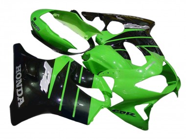 1999-2000 Honda CBR600 F4 Motorcycle Fairings - Green Glossy Black Canada Websites