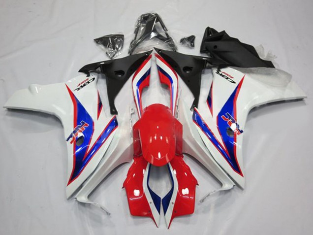 2011-2013 Honda CBR600F Motorcycle Fairings - White Red Blue HRC Canada Websites