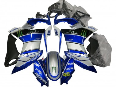 2011-2013 Honda CBR600F Motorcycle Fairings - Silver Blue Glossy Black Green Repsol Monster Canada Websites