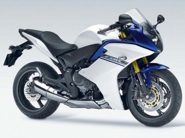 2011-2013 Honda CBR600F Motorcycle Fairings - White Blue Canada Websites