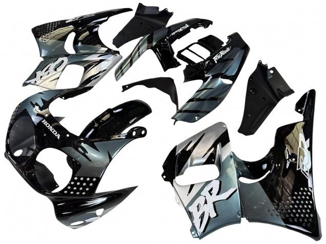 1992-1993 Honda CBR900RR 893 Motorcycle Fairings - Silver Glossy Black Canada Websites