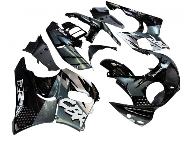 1992-1993 Honda CBR900RR 893 Motorcycle Fairings - Silver Glossy Black Canada Websites