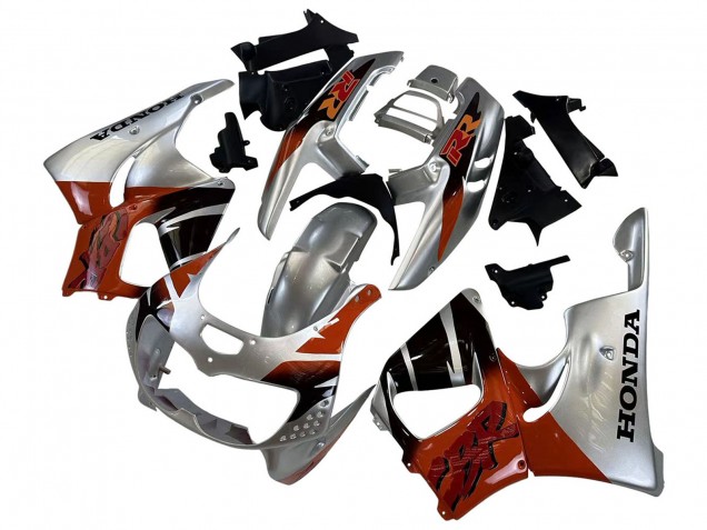 1996-1997 Honda CBR900RR 893 Motorcycle Fairings - Silver Red Glossy Black Canada Websites