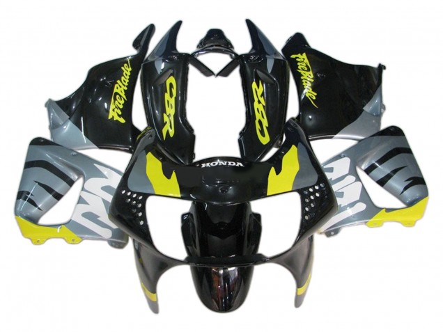 1998-1999 Honda CBR900RR 919 Motorcycle Fairings - Silver Yellow Glossy Black Fireblade Canada Websites