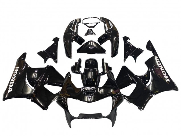 1998-1999 Honda CBR900RR 919 Motorcycle Fairings - Glossy Black White Decals Canada Websites