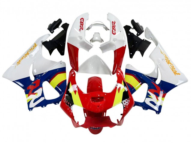 1998-1999 Honda CBR900RR 919 Motorcycle Fairings - White Red Yellow Blue Canada Websites