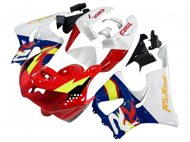1998-1999 Honda CBR900RR 919 Motorcycle Fairings - White Red Yellow Blue Canada Websites
