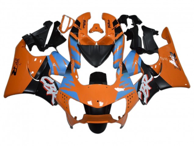 1998-1999 Honda CBR900RR 919 Motorcycle Fairings - Orange Blue Matte Black Canada Websites