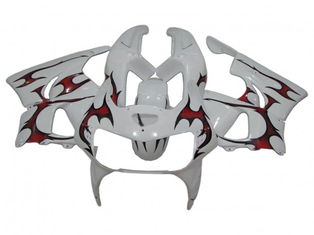 1998-1999 Honda CBR900RR 919 Motorcycle Fairings - White Red Canada Websites