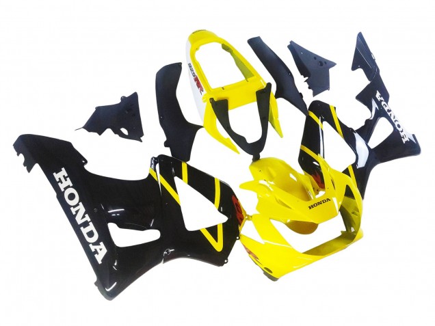 2000-2001 Honda CBR900RR 929 Motorcycle Fairings - Yellow Glossy Black Canada Websites