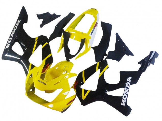 2000-2001 Honda CBR900RR 929 Motorcycle Fairings - Yellow Glossy Black Canada Websites