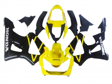 2000-2001 Honda CBR900RR 929 Motorcycle Fairings - Yellow Glossy Black Canada Websites