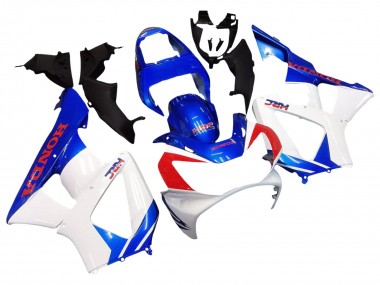 2000-2001 Honda CBR900RR 929 Motorcycle Fairings - White Blue Red HRC Canada Websites