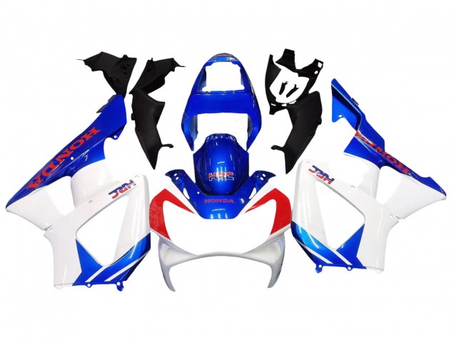 2000-2001 Honda CBR900RR 929 Motorcycle Fairings - White Blue Red HRC Canada Websites