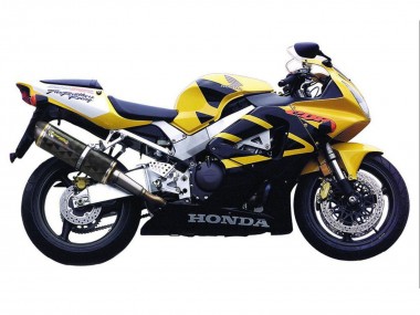 2000-2001 Honda CBR900RR 929 Motorcycle Fairings - Yellow Dark Blue Canada Websites
