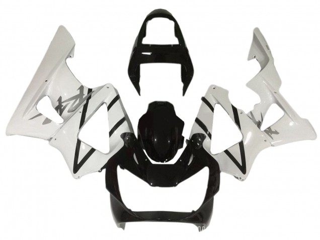 2000-2001 Honda CBR900RR 929 Motorcycle Fairings - White Glossy Black Canada Websites