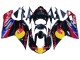 2007-2014 Ducati 848/1098/1198 Motorcycle Fairings - Glossy Black Yellow Blue Red Bull Canada Websites