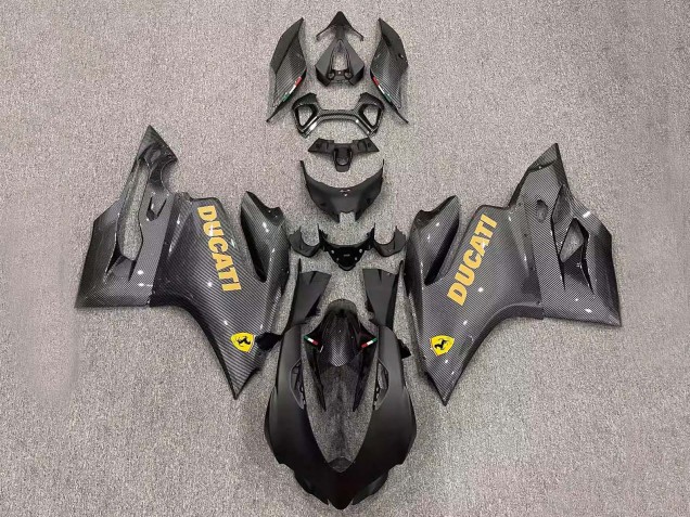 2011-2014 Ducati Panigale 899/1199 Motorcycle Fairings - Black Carbon Fiber Style Canada Websites