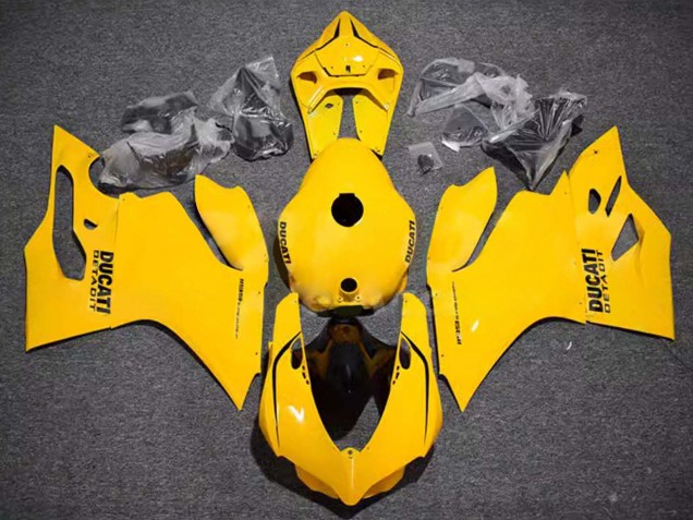 2011-2014 Ducati Panigale 899/1199 Motorcycle Fairings - Glossy Yellow Canada Websites