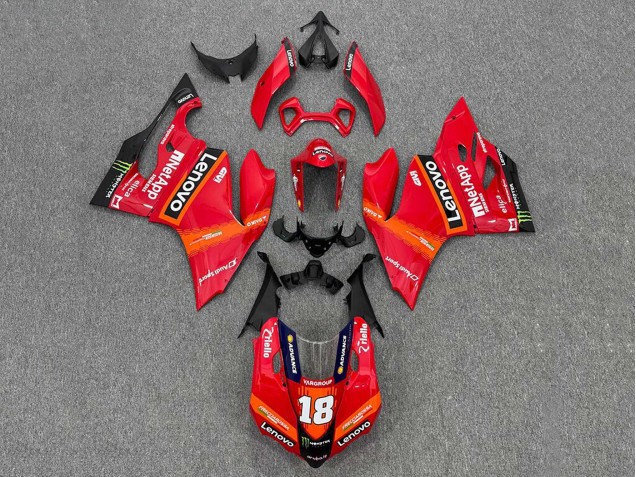 2011-2014 Ducati Panigale 899/1199 Motorcycle Fairings - Red Orange Black Monster Lenovo 18 Canada Websites