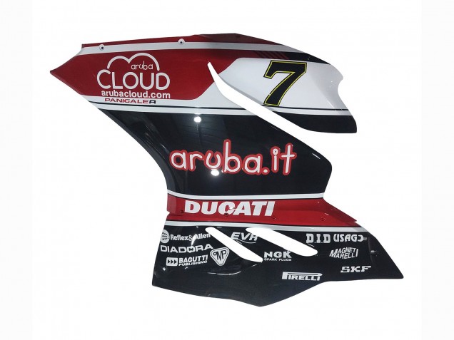 2011-2014 Ducati Panigale 899/1199 Motorcycle Fairings - White Red Glossy Black Aruba.it 7 Canada Websites