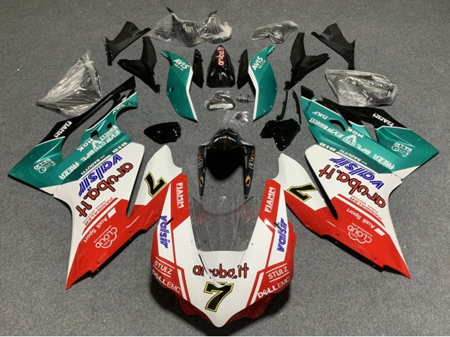 2011-2014 Ducati Panigale 899/1199 Motorcycle Fairings - White Red Green Glossy Black Avis Valsir 7 Canada Websites