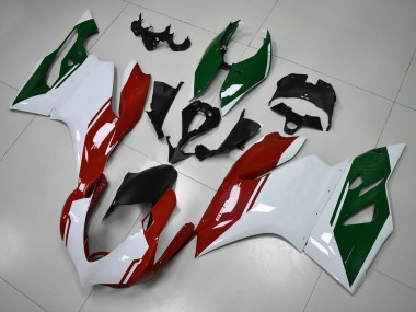 2011-2014 Ducati Panigale 899 Motorcycle Fairings - White Red Dark Green Canada Websites