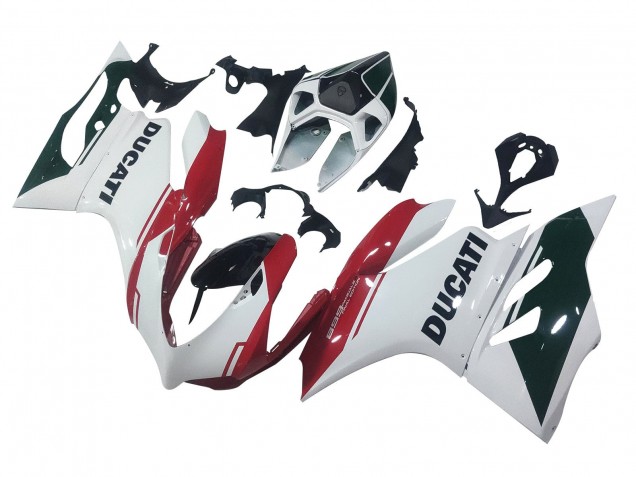 2011-2014 Ducati Panigale 899 Motorcycle Fairings - White Red Glossy Black Canada Websites