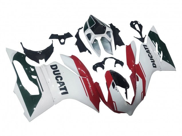2011-2014 Ducati Panigale 899 Motorcycle Fairings - White Red Glossy Black Canada Websites