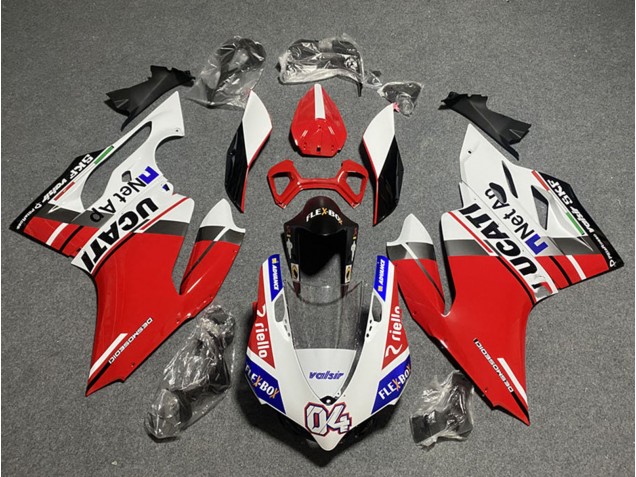 2011-2014 Ducati Panigale 899/1199 Motorcycle Fairings - White Red Blue Glossy Black Flex-Box Valsir 04 Canada Websites