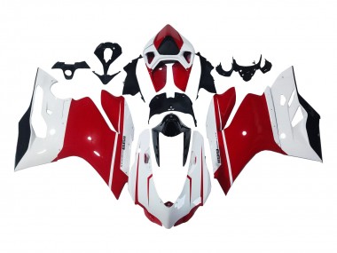 2011-2014 Ducati 1199 Motorcycle Fairings - White Red Glossy Black Canada Websites