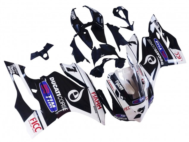2011-2014 Ducati Panigale 899/1199 Motorcycle Fairings - White Black Blue Fiamm Ficc 7 Canada Websites