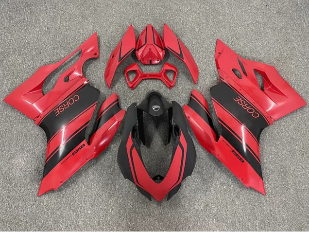 2003-2004 Ducati 999 Motorcycle Fairings - Red Glossy Black Corse Canada Websites