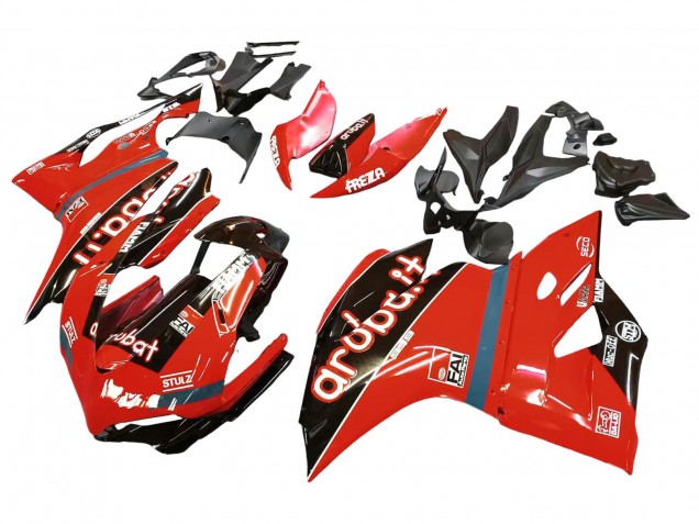 2015-2020 Ducati 959/1299 Motorcycle Fairings - Red Glossy Black Fiamm Canada Websites