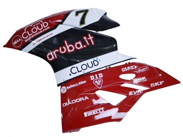 2015-2020 Ducati 959/1299 Motorcycle Fairings - White Red Black Aruba 7 Canada Websites