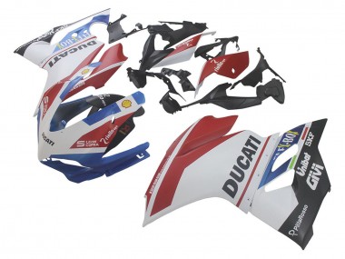2015-2020 Ducati 1299 Motorcycle Fairings - White Red Blue Matte Black Unibat Flex-Box Canada Websites