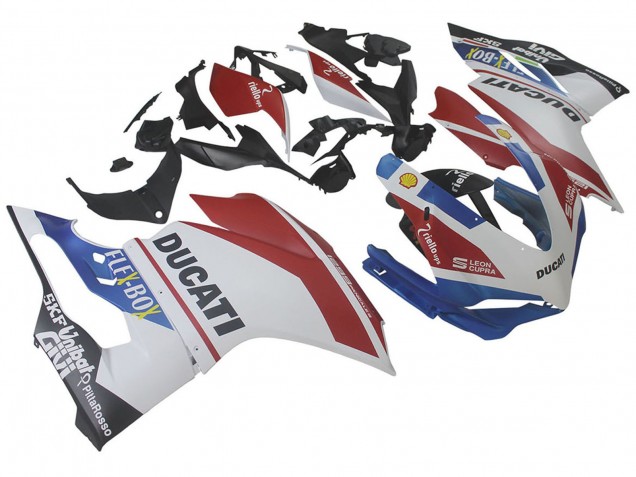 2015-2020 Ducati 1299 Motorcycle Fairings - White Red Blue Matte Black Unibat Flex-Box Canada Websites