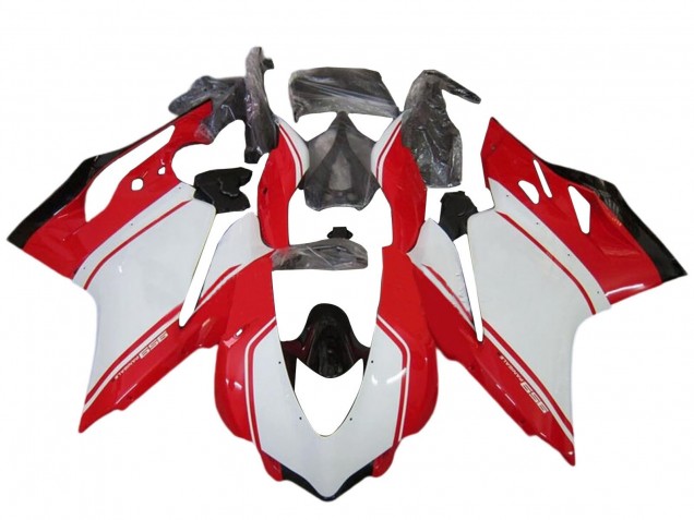 2015-2020 Ducati 959 Motorcycle Fairing Kits - White Red Glossy Black Canada Websites