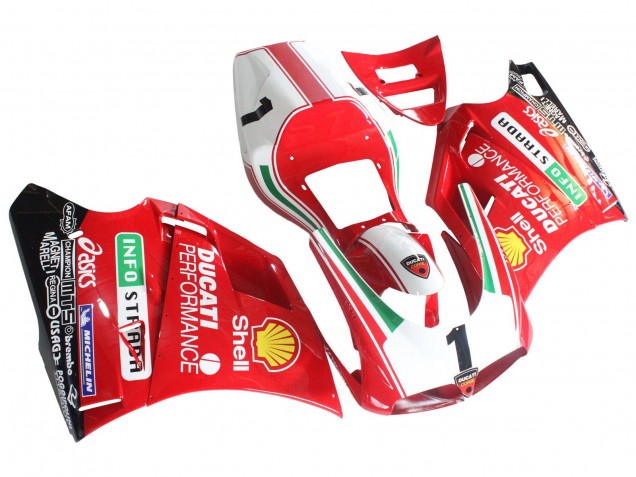 1993-2005 Ducati 748/916/996/998 Motorcycle Fairings - White Red Yellow Green Glossy Black Performance Canada Websites