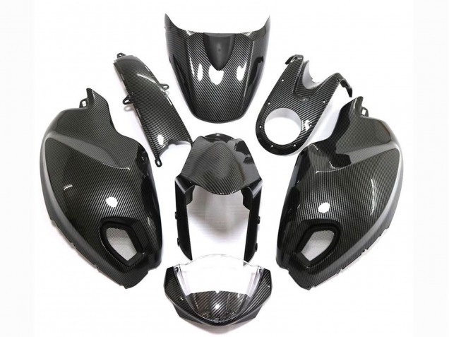 2008-2012 Ducati Monster 696 796 1100 1100S Motorcycle Fairings - Black Carbon Fiber Style Canada Websites
