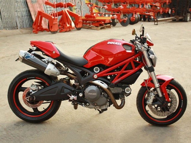 2008-2012 Ducati Monster 696 796 1100 1100S Motorcycle Fairings - Red White Canada Websites