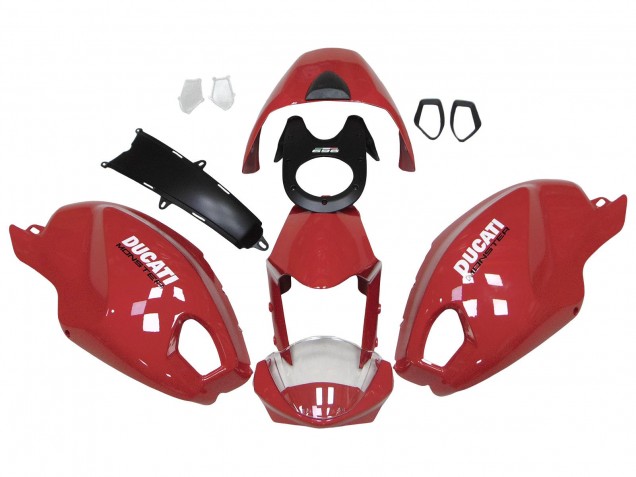 2008-2012 Ducati Monster 696 796 1100 1100S Motorcycle Fairings - Red White Canada Websites