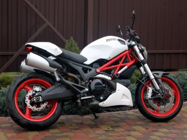 2008-2012 Ducati Monster 696 796 1100 1100S Motorcycle Fairings - White Canada Websites