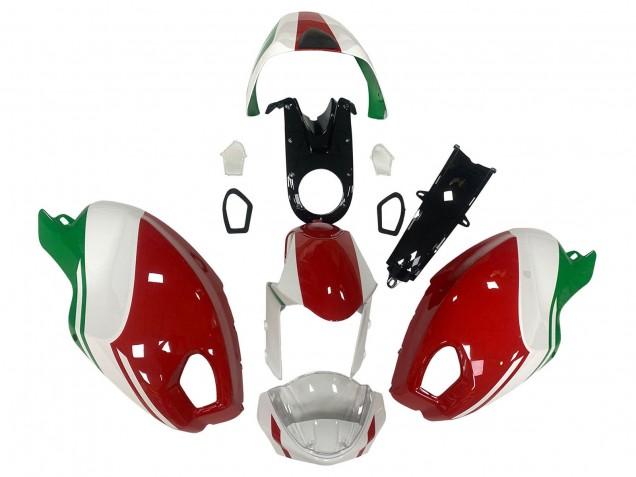 2008-2012 Ducati Monster 696 796 1100 1100S Motorcycle Fairing - White Red Green Canada Websites