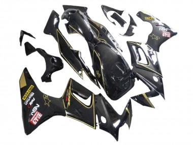 2002-2006 Honda CBR125R Motorcycle Fairings - Glossy Black Gold Canada Websites