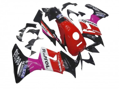 2002-2006 Honda CBR125R Motorcycle Fairings - Pink White Red Glossy Black Repsol Michelin Canada Websites